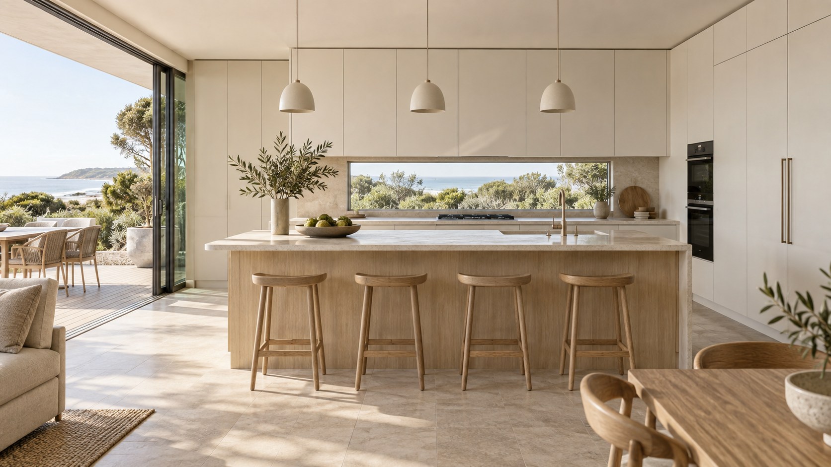 Australia Coastal calm AI interior concept