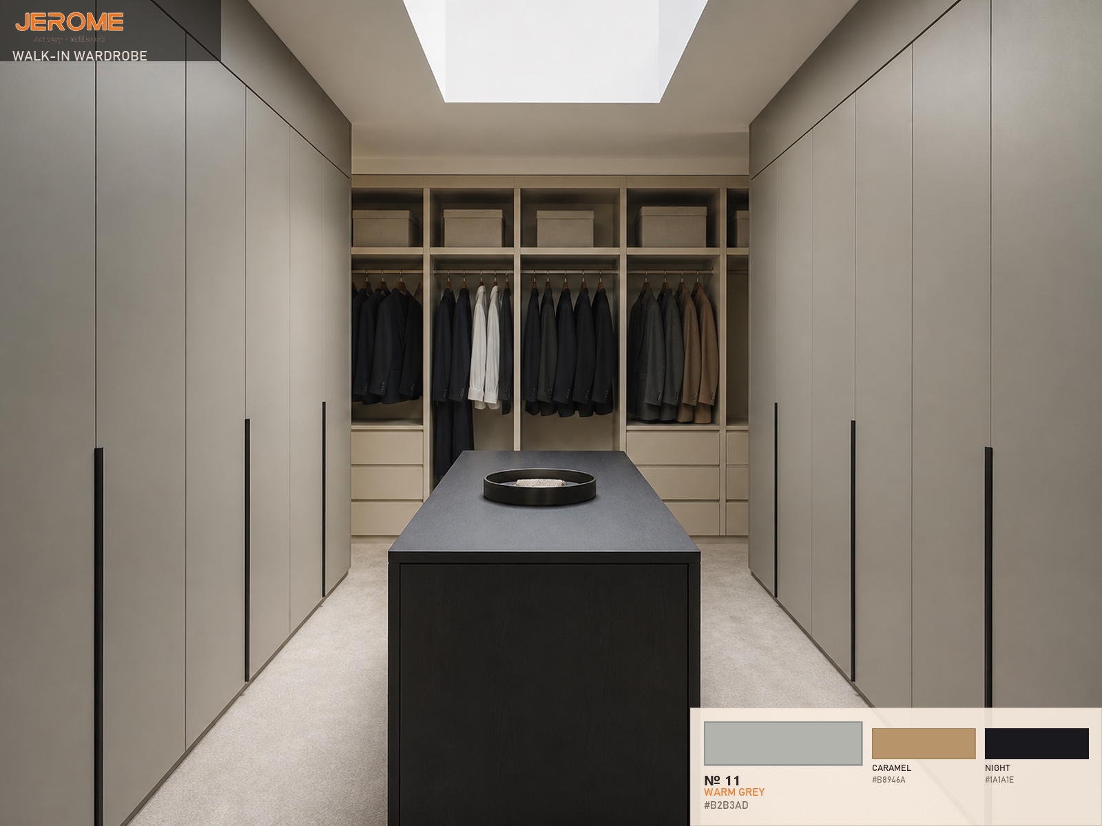 Feioke White wardrobe study featuring Jerome No. 11 Feioke White