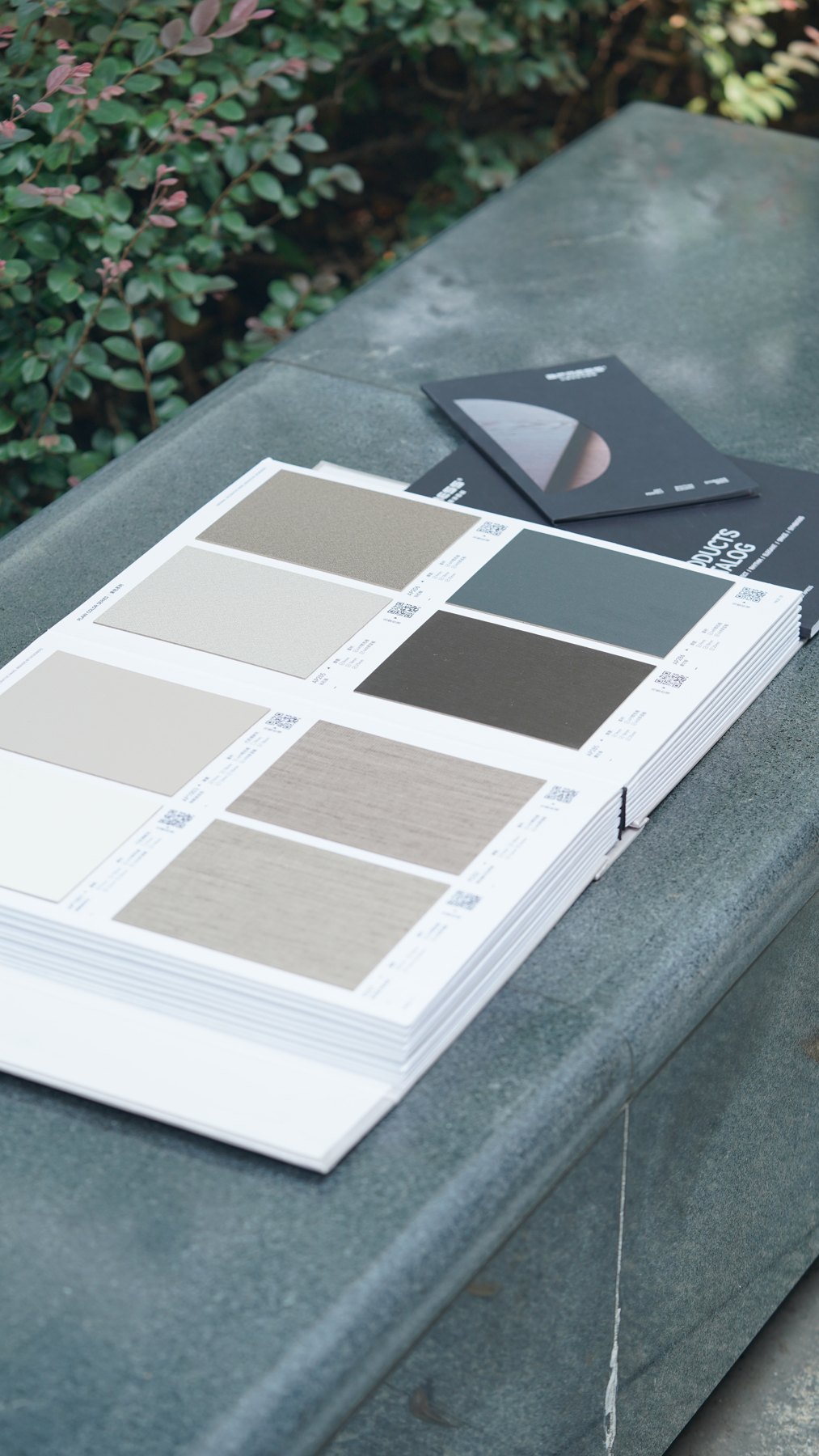 See inside the sample box
